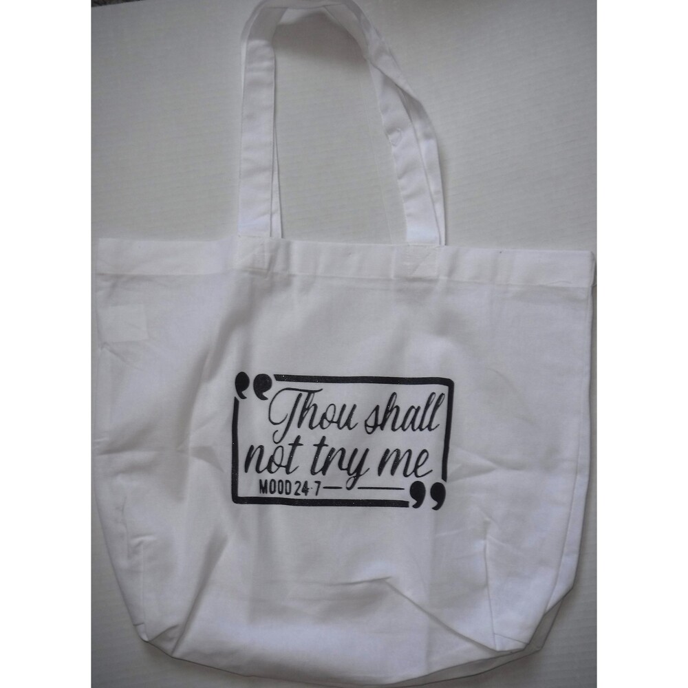 White Reusable Cotton Tote Bags